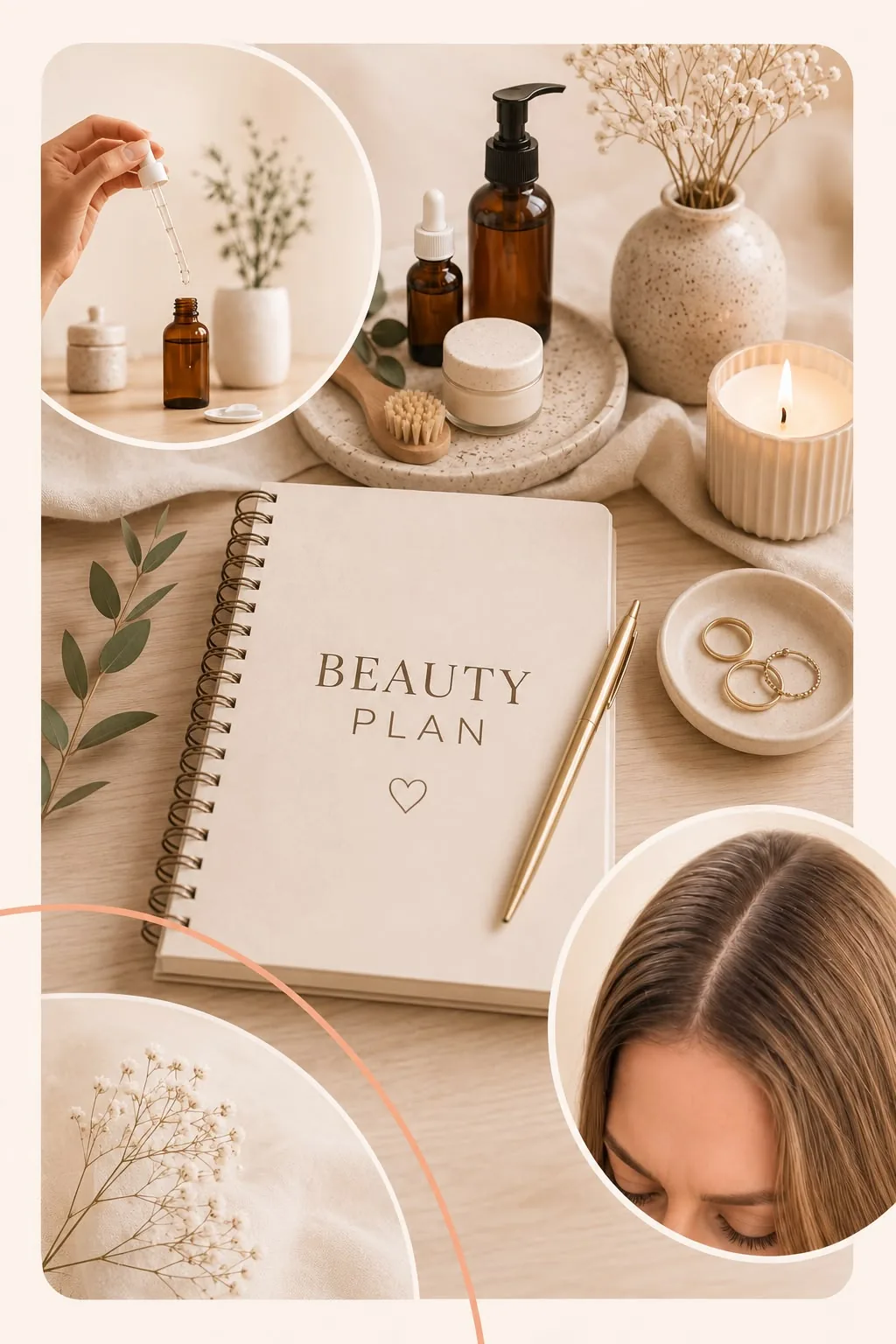 Beauty Plan - notes z planem pielęgnacji, kosmetyki i diagnostyka włosów